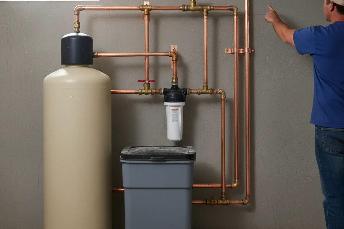 Whole-house water treatment system installed in Pendergrass